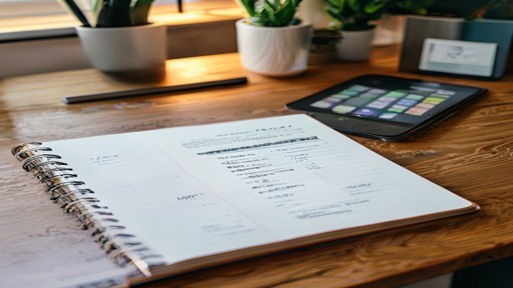 A workspace planning layout displaying local cash gig lists and schedules.